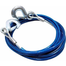 Resim Oto Çekme Halatı Kancalı 7 Ton Izoleli Çelik Malzeme 