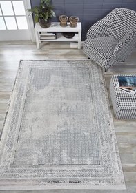 Resim Hamrun Mavi Modern Pamuk Makine Halısı 80x300 