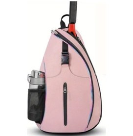 Resim Dream011 Rosy Geniş Kapasiteli Tenis Badminton Pickleball Sırt Çantası - Dayanıklı Spor Çantası Pembe 