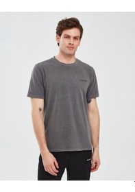 Resim Skechers Organic Coll. M Short Sleeve T-Shirt Erkek Antrasit Tshirt S241166-003 