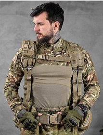 Resim SİNGLE SWORD Çeçen Yeleği – Arkası Çantalı & İlk Yardım Çantalı Hücum Yeleği 