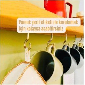 Resim AyrStore (2 Adet) Yıkanabilir, Kumaş, Organik Kahve Filtresi (No:2) AĞARTILMAMIŞ%100 Ham 