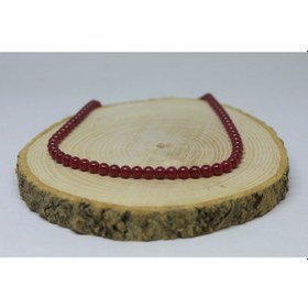 Resim Yakut Taşı Yarım Dizi 6 MM 18 CM Sarı 