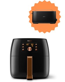 Resim Philips Hd9867/90 Premium Airfryer Xxl Fritöz ve Hd2590 90 Ekmek Kızartma Makinesi 