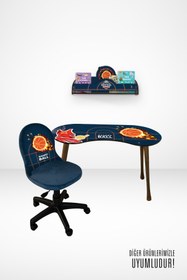 Resim Popcorn Kids Basketball Tekli Duvar Rafı 