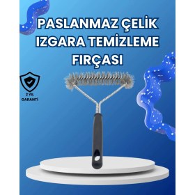 Resim Paslanmaz Çelik Izgara Temizleme Fırçası Mangal ve Barbekü Için 