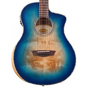 Resim Washburn BTA-BLUBCE Bella Tono Vite Alure Burl Elektro Akustik Gitar 