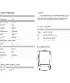 Resim Eds AS240M Yürüyen LED Göstergeli Flaşör Harici Siren Mavi Şarjlı 6V/280MAH Nicd Pil 