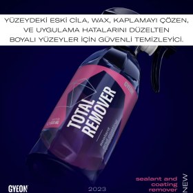 Resim Gyeon Q²m Total Remover Balmumu Wax Cila Çözücü Koruma Sökücü - 500 ml 