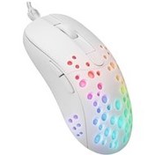 Resim Altec Lansing ALGM7622 Beyaz USB Kablolu 6 Tuşlu Renkli LED Işıklı 8000DPI Gaming Oyuncu Mouse 