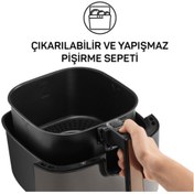 Resim Arzum Siyah 1750 W Airtasty XL Air Fryer Sıcak Hava Fritözü 