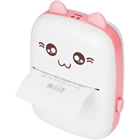 Resim chimon Yazıcı Termal Kablosuz Bağlantılı Ap Kontrol Taşınabilir Mini Yazıcı C9 Pembe 