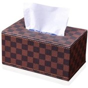 Resim Doku Kutusu Deri Giyim Banyo Kağıt Tutucu Lüks Çıkarılabilir Çok Fonksiyonlu Canlı Oda Dekorasyon Ev Ofis Masası Araba Kullanımı Kağıt Tutucular Siyah 