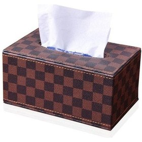 Resim Doku Kutusu Deri Giyim Banyo Kağıt Tutucu Lüks Çıkarılabilir Çok Fonksiyonlu Canlı Oda Dekorasyon Ev Ofis Masası Araba Kullanımı Kağıt Tutucular Siyah 