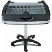 Resim Gazella BRB3000 Barbecue Granit 2400WATT Kapaklı Dumansız Elektrikli Izgara Sehpalı 