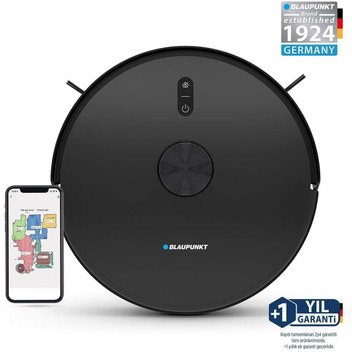 Blaupunkt S10 Robomaster Robot Süpürge – 3000 Pa Güçlü Emiş, Akıllı Haritalama ve Telefonla Kontrol, Sert Zeminler İçin