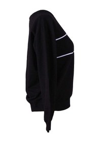Resim Trender Biyeli O Yaka O Yaka 2 İp Siyah Kadın Sweatshirt 26ydt1000034 Siyah 