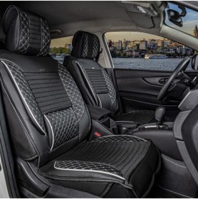 Resim Genel Markalar Toyota Corolla Yeni Lüks Deri Oto Koltuk Kılıfı Ön/arka Set 