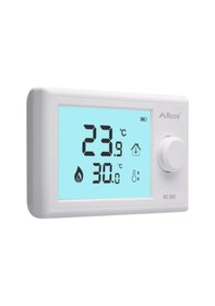 Resim Rcon Rc 205 Kablolu Oda Termostatı Dijital Yatık Ekran 