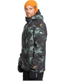Resim Quiksilver Mission Printed Jk Erkek Snowboard Ceketi Çok Renkli 