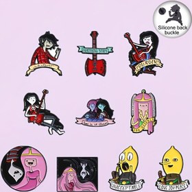 Resim Eğlenceli Çizgi Film Gitar Şapka İğnesi - Yaratıcı Moda Kız Kardeş Broş - Rozet İğnesi - Arkadaşlar için Aksesuarlar - Günlük Mücevherat - Çinko Alaşım Malzemesi - Çizgi Film Deseni - Tüm Mevsimler için Uygun - 15 Yaş ve Üstü 