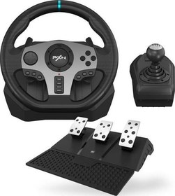 Resim PXN V9 Gaming Racing Wheel 3 Pedallı ve Vitesli PC, PS4, PS3, Switch, Xbox ONE, Xbox Series X/S Uyumlu Oyuncu 