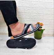 Resim Calx 2834-2888 Gri Masaj Tabanlı Günlük Havuz Plaj Erkek Terlik 001 