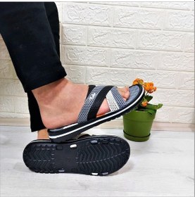 Resim Calx 2834-2888 Gri Masaj Tabanlı Günlük Havuz Plaj Erkek Terlik 001 