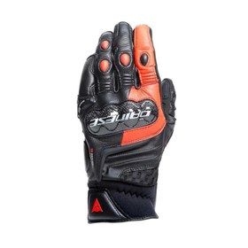 Resim Dainese Carbon 4 Kısa Deri Eldiven Siyah Kırmızı 