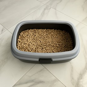 Resim Zeytin Ağacı Pellet Kedi Kumu - Doğal, Sürdürülebilir ve Hipoalerjenik - 10Lt 