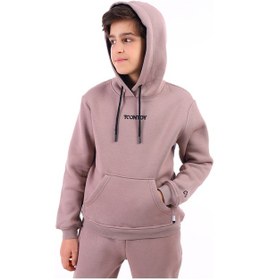 Resim Toontoy Kids Toontoy Erkek Çocuk Nakışlı Sweatshirt Acı Kahverengi 