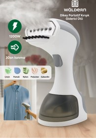 Resim Waldern DU-101 1200W Portatif Buharlı Dikey Kırışık Giderici Ütü 