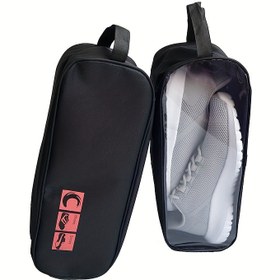 Resim 1 Adet Yüksek Kalite Oxford Kumaş Ayakkabı Çantası - Seyahat, Spor Salonu ve Açık Hava Aktiviteleri İçin Hafif Nefes Alabilir Taşınabilir Ergonomik Tasarım Ayakkabı Saklama Organizatörü - Dayanıklı Polyester Sneaker ve Ayakkabı Kutusu, Fermuarlı Sağlam Yapılı Ayakkabı Organizeri 