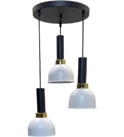 Resim Dylight Siera Retro Metal Dekoratif 3 Lü Modern Rustik Sarkıt Avi 