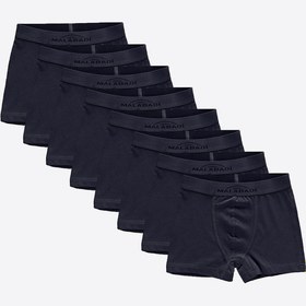 Resim Malabadi Erkek Çocuk Füme 8 Li Paket Pamuk Elastan Boxer 208 