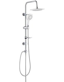 Resim Beyazsu Beyaz Lüx Duş Robotu Tepe Yağmurlama Duş Seti Ikili Duş Banyo Seti 1. Kalite Duşluk Diğer 