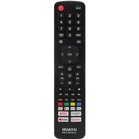 Resim HUAYU RM-L1335 PLUS2 HISENSE NETFLIX-PRIME-YOUTUBE-RAKUTEN-GOOGLE PLAY-VUDU TUŞLU LCD LED TV KUMANDASI 