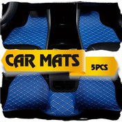 Resim Meridiangoods Ford Mondeo 2013-2021 İçin Basit Ve Şık, Kolay Temizlenir 3 Katmanlı Xpe Universal Oto Paspas Mavi 