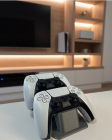 Resim İkili Gamepad Tutucu Antrasit 