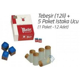 Resim Bilardo Tebeşir + Istaka Ucu Seti 