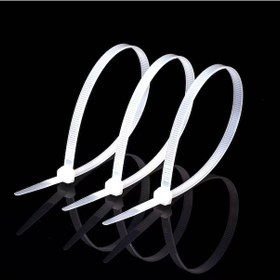 Resim Kablo Bağı 100 Adet Cırt Kelepçe-nylon66 3.6 X 300mm- Beyaz 