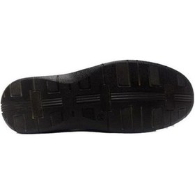 Resim Moda Ayakkabı 0454 Siyah Deri Erkek Sandalet 