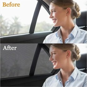 Resim Rs Auto Aksesuar 2 Adet Siyah Otomobil Yan Cam Perdesi, Araç Arka Güneşlik,perde,arka Koltuk Bebek Emzirme Örtüsü 