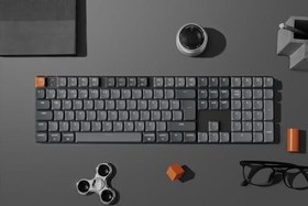 Resim Keychron K5 Max%100 Brown Switch Kablosuz Türkçe Mekanik Karbon Siyah Gaming Klavye (K5M-H3-TR) 
