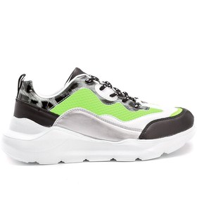 Resim Kadın Kumaş Detaylı Sneaker 