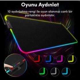 Resim Tronsmart Spire 80x30cm Rgb Gaming Oyuncu Mousepad Sku: Smg8690010107886 