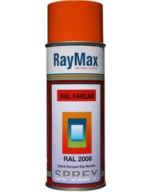 Resim Raymax Sprey Boya Ral 2008 Açık Turuncu 400Ml 