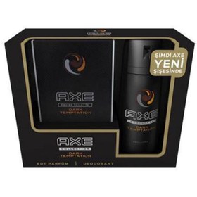 Resim Axe Dark Temptation Set 50 ml Edt + 150 ml Deodorant Erkek Parfüm Seti 