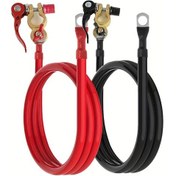 Resim Hightower 10awg Araç Akü Kablosu 12awg 1m Pil Anahtarı Bağlantı Terminali 