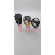 Resim Stand Market Saat Standı 3'lü Set Lazer Model Oval Pembe 